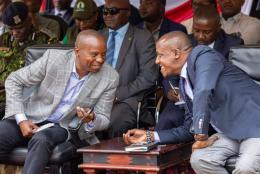 File image of CS Kithure Kindiki and Governor Mutula Kilonzo Junior